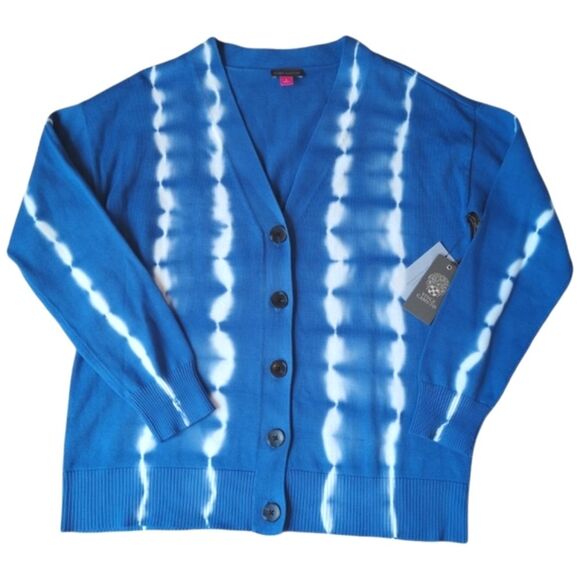 NWT Vince Camuto Tie Dye Sweater Cardigan - Picture 2 of 9